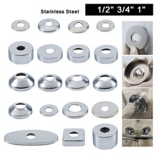 Tap Pipe Collars Cover Stainless - Pipe Shroud Rose Covers - Wall Hole Decor Cap