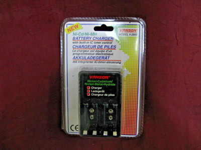 Vanson V-2888 Ni-Cd/Ni-MH Battery wall Charger - AAA - AA - 9V