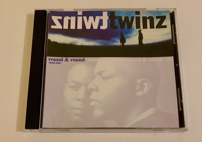 NM) Promo CD Single Twinz Round & Round (1995) Radio Edit - Def