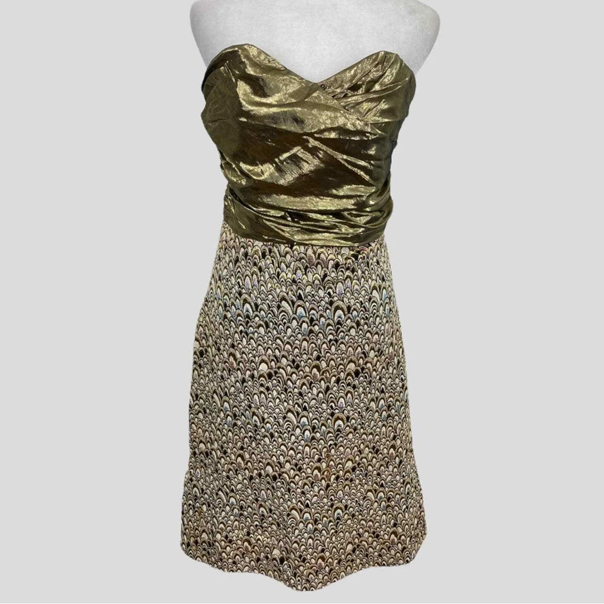 gold lame dress products for sale | eBay