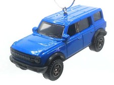 Christmas Ornament for 2021 Ford Bronco 4-Door Blue