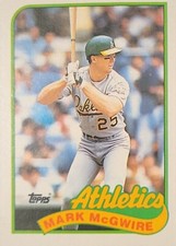 1989 Topps - #70 Mark McGwire Baseball Card