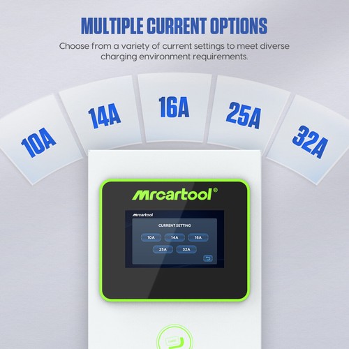 MRCARTOOL S311 8m EV Ladegerät 7KW Typ 2 32A Ladestation Elektroauto Charger - Bild 14 von 15