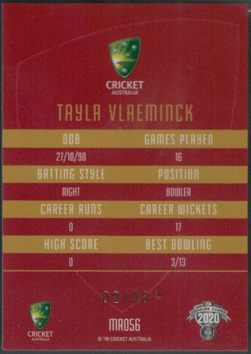 2020/21 CA Traders Cricket MOJO Ruby, Individual Card Sale only Nr-Mint. - Picture 39 of 99