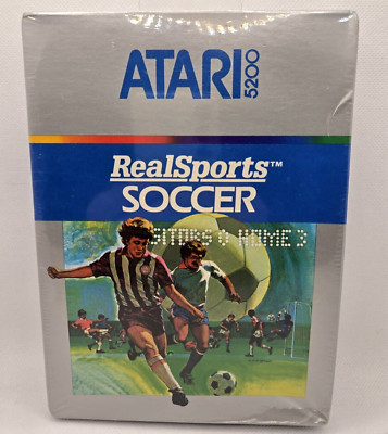 RealSports Soccer (Atari 5200)   Brand New Factory Sealed   Rare Vintage