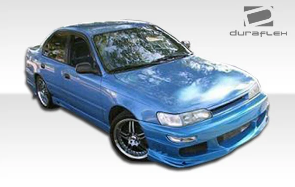 For 1993-1997 Corolla Geo Prizm Duraflex Bomber Front Bumper Cover - 1 Piece - Imagem 2 de 4