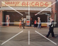 Harry's Arcade Amusement Games Vintage 8x10 Photography Reprint