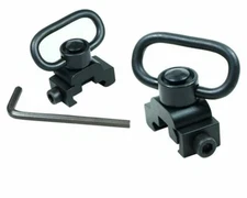 Two (2) Quick Release Detach Sling Swivel Attachment w/ 20mm  Rail Mount
