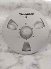 One Pair Silver Technics 10.5'' 1/4'' TAPE REEL TO REEL TAPE Recorders RS 1500