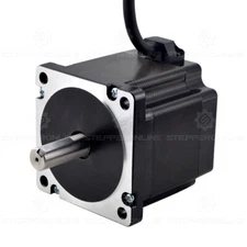 STEPPERONLINE Nema34 Stepper Motor 680oz.in 6A Single Shaft Φ14mm Key-way Shaft