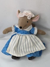 Margaret the Milliner Mouse Plush 6 Inch Merrymakers 2004 Stuffed Animal Toy