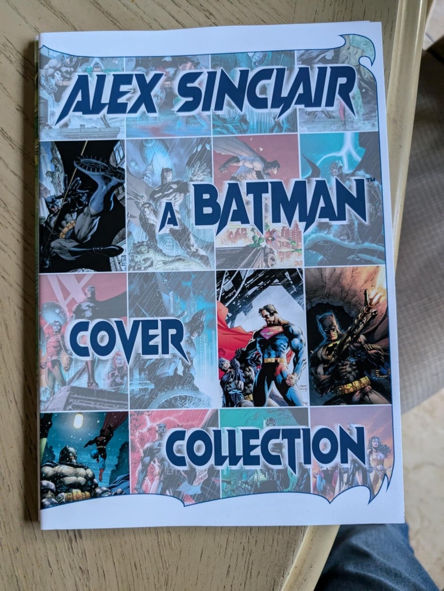 アート・デザイン・音楽 Alex Sinclair A Batman Cover Collection Alex Sinclair batman cover collection and sketchbook art books