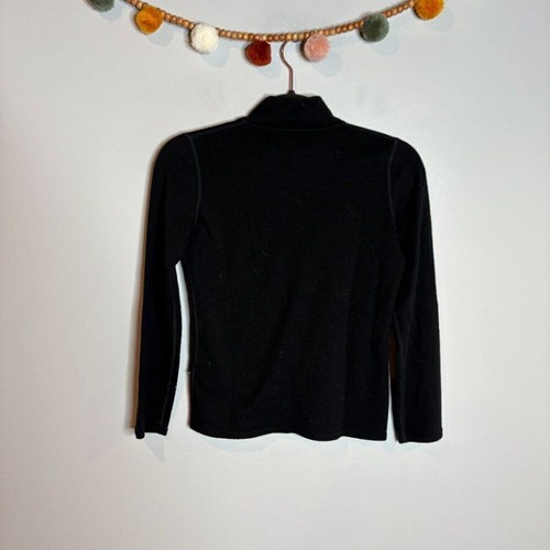 Smartwool black merino wool quarter zip sweater - Picture 5 of 5