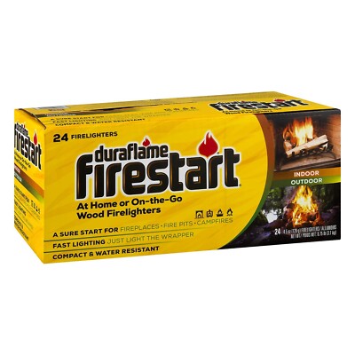 duraflame Firestart Indoor/Outdoor Firelighters, 24 pack