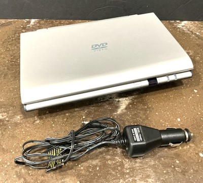 #ad Kawasaki PVS1080 Portable DVD Player 9quot; Screen Tested w Car Charger $30.00