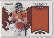 2012 Panini Rookies & Stars Rookie Crusade Red Materials /199 Brock Osweiler 1p5