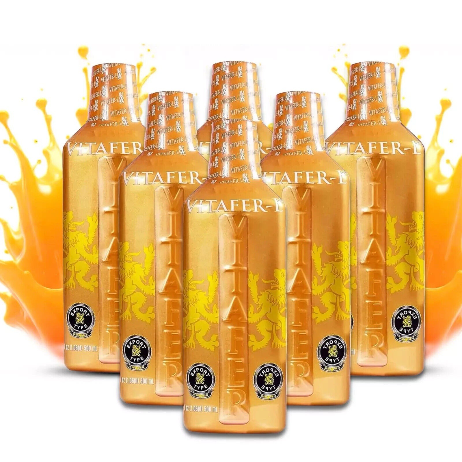 ✅ Vitafer L-Gold-Multivitamin- 6 Bottles Of 500ML🔥 (Original) 🔥