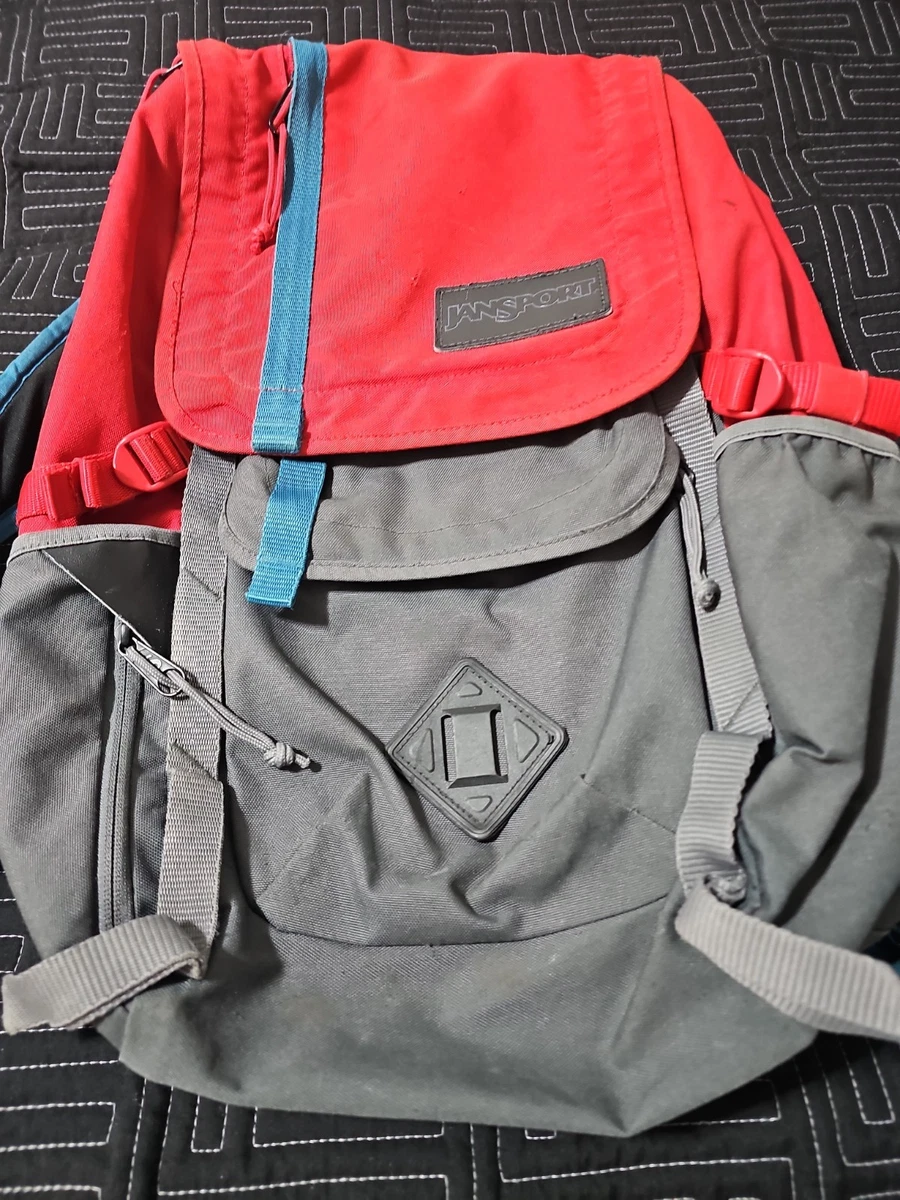jansport agave backpack forge grey red tape JanSport Nylon Red Camping & Hiking Backpacks & Bags for sale