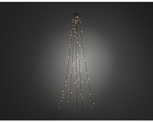 LED Baummantel Mit Ring Konstsmide 2,4 M + ZuleitungsläNge 5 M 200 Leds Lichtfar-image