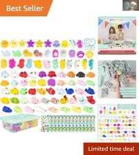 Multicolored Mochi Squishy Toys - Ideal for Kids Goodie Bags and Parties