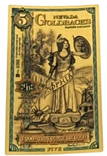 2025 Nevada 5 Goldback (Sophia, Wisdom)
