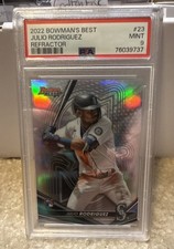 2022 Bowman's Best - Julio Rodriguez #23 Refractor (RC)