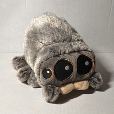 Lucas the Spider Plush Stuffed Animal Soft Small 6-14 in Gray 2024