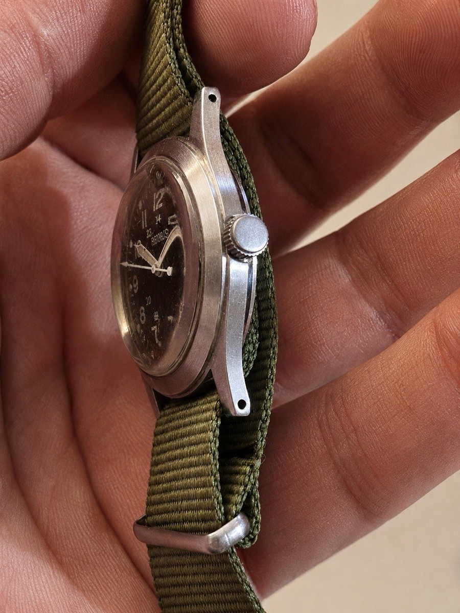 Benrus MIL-W-46374 Field Style Reissue 33mm Stainless Steel Watch
