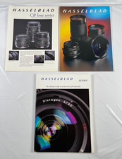 Lot of 3 Hasselblad Camera Lenses Guide Booklet Brochure