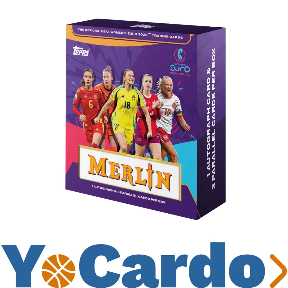 2024-25 Topps Merlin UEFA Womens Euros Hobby Box
