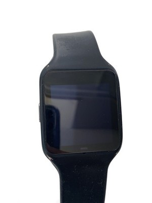 SONY SmartWatch 3 Black Digital Rubber Smartwatch Excellent JAPAN