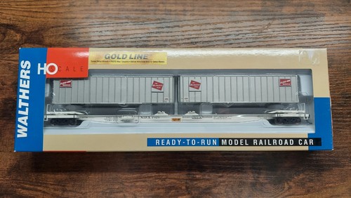 Flexi-Van coche plano escala HO Walthers 932-3926 con remolque Milwaukee Road #7028 | Zustand: New