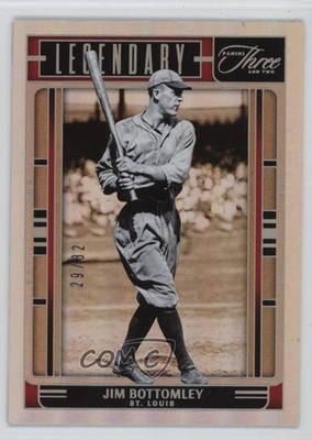 2025 Panini Three and Two Legendary Full Count 29/32 Jim Bottomley HOF 4g8