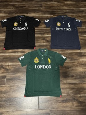 Polo Ralph Lauren Custom Slim Fit Big Pony City Polo Short Sleeve Shirt ...
