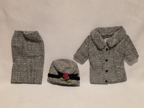 Vintage 1963 Barbie #954 Career Girl Hat, Jacket & Skirt