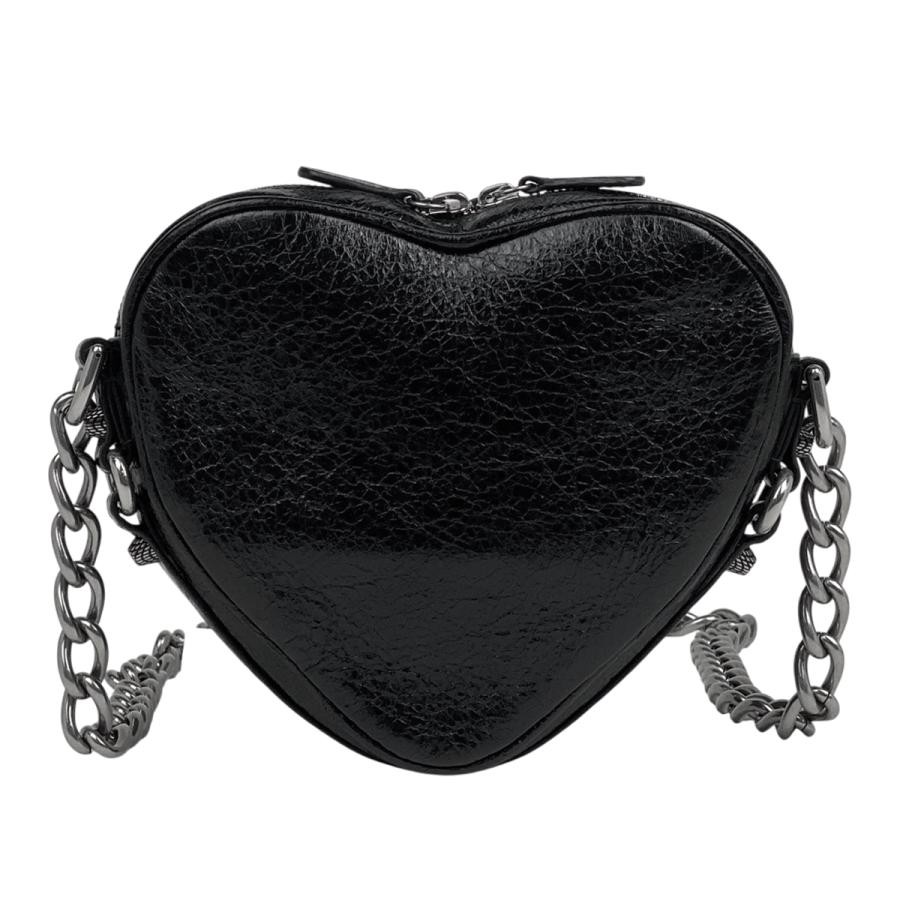 BALENCIAGA Le Cagole Shoulder Bag 722781 Black Leather #BS787 thumbnail 3