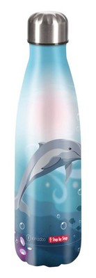 Step by Step Insulated Stainless Steel Drinking Bottle Dolphin Pippa Neu