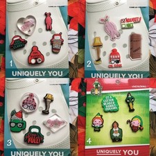 Handmade Shoe Charm Accessories Set 5 Pack A Christmas Story Elf Movie