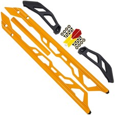 BRP 860202754 Ski-Doo Rear Adventure 16 in Bumper with Short Tunnel Orange Crush