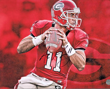 Aaron  Murray Georgia Bulldogs Autographed Signed 8x10 Photo Hologram COA