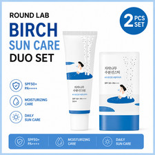Round Lab Birch Juice Moisturizing Sun Cream  Sun Stick Set SPF50 PA   Korea