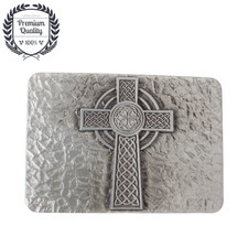 Metal Zinc Alloy Belt Buckle Western Cowboy Cross Knot Casual Fashion Style