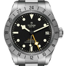 Tudor Black Bay Pro Black dial Steel bracelet Mens Watch 39 M79470-0001