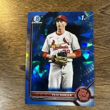 Pete Hansen 2022 Bowman Chrome Draft Sapphire Edition - #BDC-176
