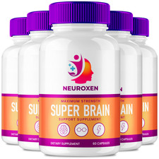 5 Pack Neuroxen Capsules, Advanced Brain Cognitive Health Support Pills