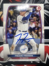 2023 Bowman - Freddie Freeman #82 - Raw IP Auto - NO COA
