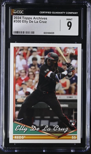 2024 Topps Archives Elly De La Cruz #300 Baseball CGC 9