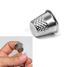 10pcs Metal Thimbles Finger Sewing Grip Protector Craft Tools