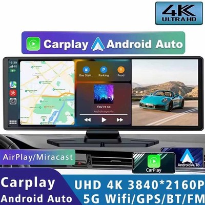 4K 10.26Zoll Wireless Apple Carplay Android Auto Display Vorne Rückfahrkamera 7M