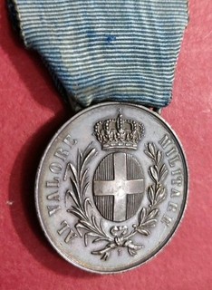 Medaglia Al Valor Militare.Nominativa.Lucati1917. Argento.RegiaZecca.33mm